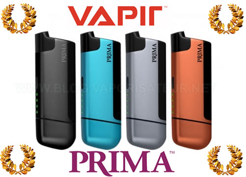 Vaporizer portatif Prima de Vapir Inc disponible en France